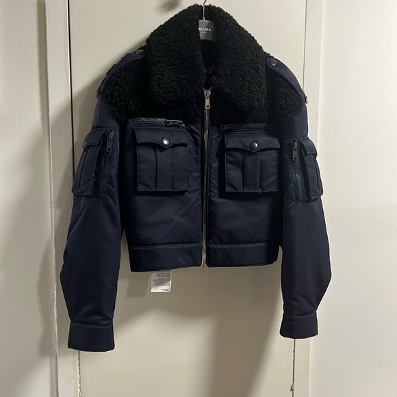 Prada military style shearling coat - Picture 1 of 5